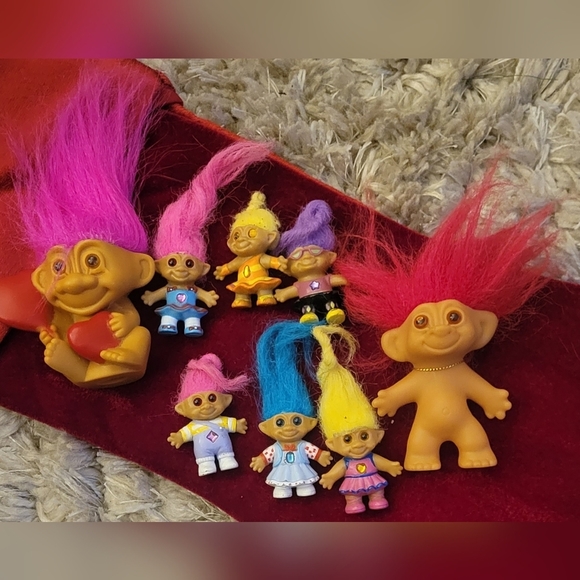 Other - Vintage lot of 8 trolls